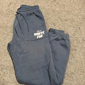 White Fox Boutique Blue Sweatpants
